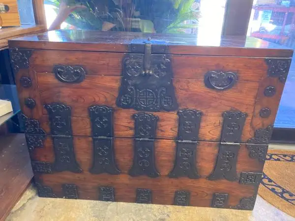 Antique Korean chest.