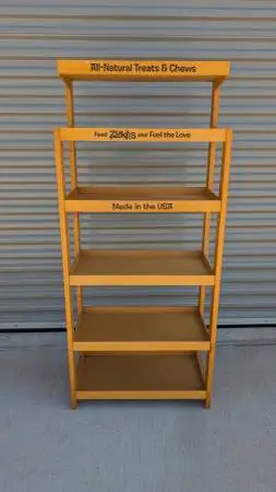 Wooden Retail Display Shelf