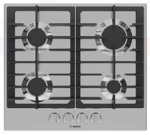 Bosch 300 Series 24” Gas Cooktop 4 Sealed Burners Stainless Steel New