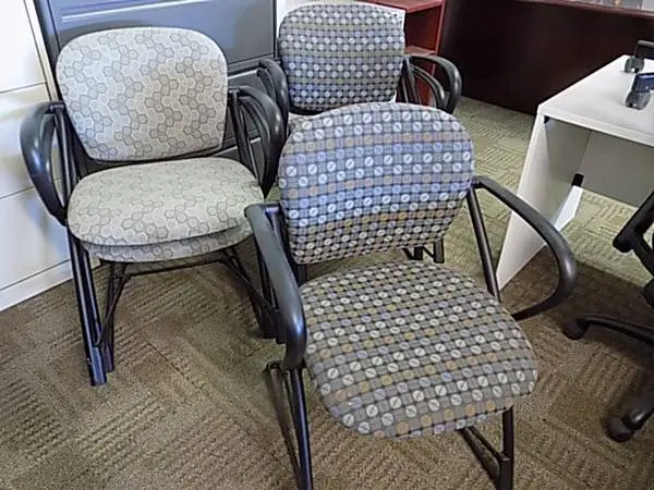 Steelcase Stack chairs reclining back 2 color choices like new each