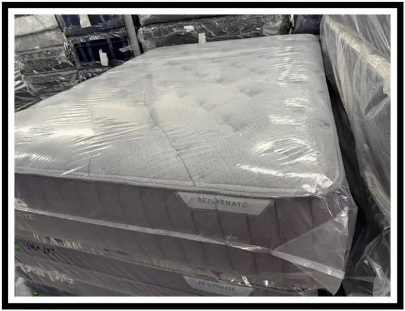QUEEN SIZE PURPLE LUXE REJUVENATE MATTRESS & BOX SPRING BED SET