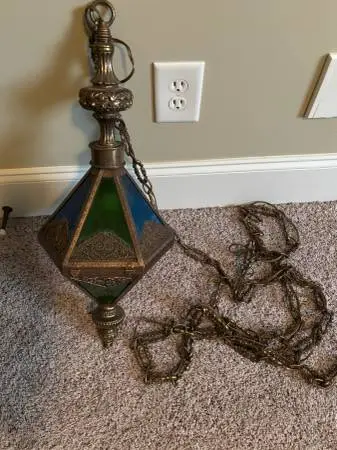Vintage Hanging Moroccan Lamp