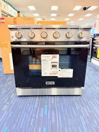 New Open Box KOSTCH 36”Glass Top Electric Stove with the manufacturer warranty