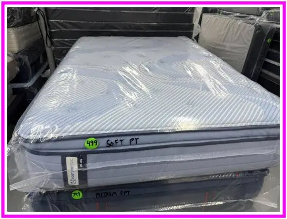 Full Size Sealy Posturepedic Pro Pillow Top Mattress & Box Bed Set
