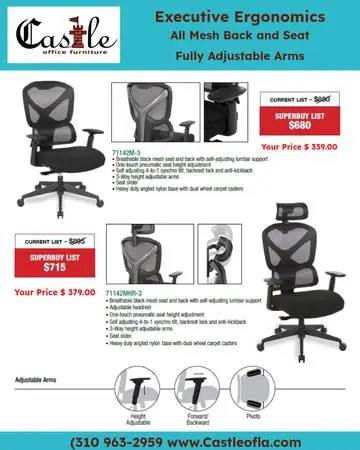 EXECUTIVE ERGONOMIC MESH CHAIR