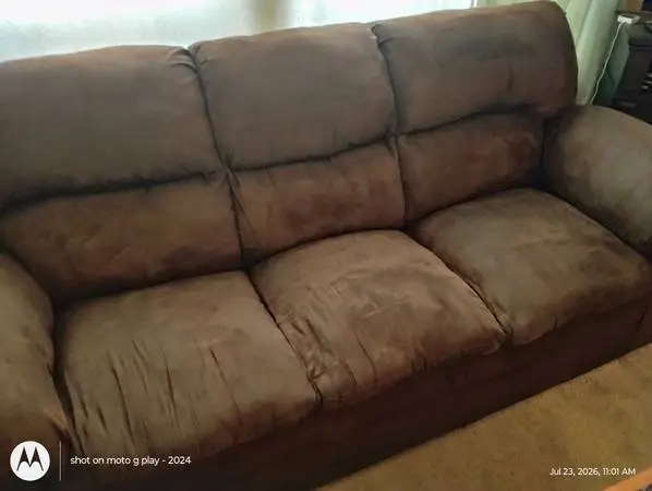 Couch and loveseat, treadmill, dinning room table