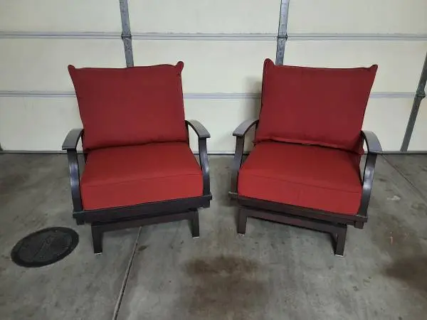 allen + roth Set of 2 Steel Frame Conversation Chairs