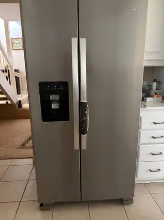Whirlpool double side fridge