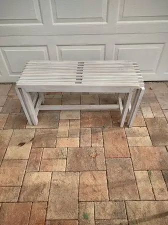 Brand New Wood Extendable Bench