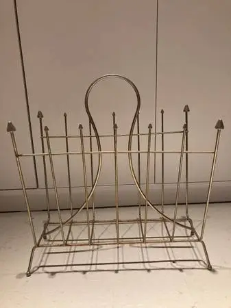 Mid century modern magazine rack