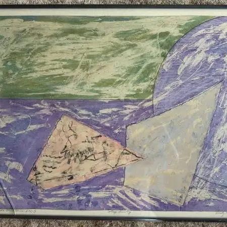GRADY MCDONALD MIXED MEDIA PAINTING 1938-1980 AMERICAN ARTIST