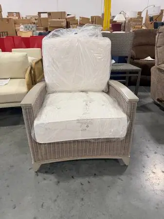 Summer Classics Astoria Woven Outdoor Chair Oyster/Oyster Brand New