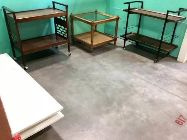 Clearance Mid Century modern -LOOK tables carts