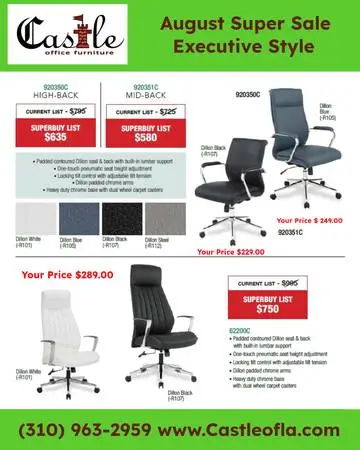 AUGUST SUPER SALE EXECUTIVE STYLING
