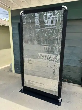 Floor Standing Sneeze Guard Wall/Clear Protective Barrier audio music