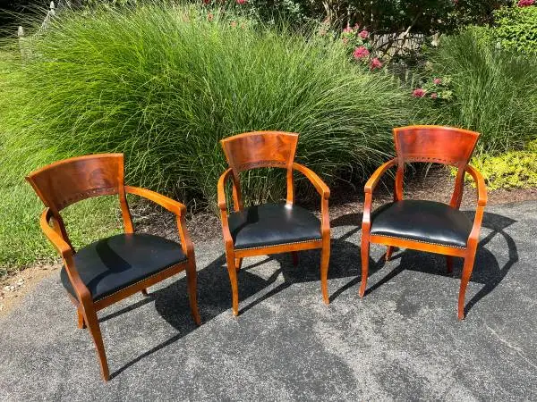 Beautiful wooden arm chairs