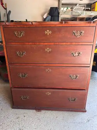 Vintage Paine Furniture Co. Solid Wood Dresser Original Finish