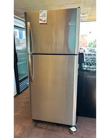Frigidaire Top Freezer Refrigerator in Stainless Steel