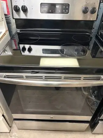 Stainless Steel GE Smooth Top Stove