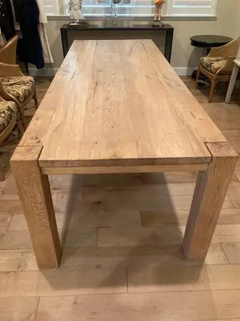 Dining or conference Table Heavy Rustic thick wood