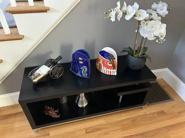 Black Display Shelf