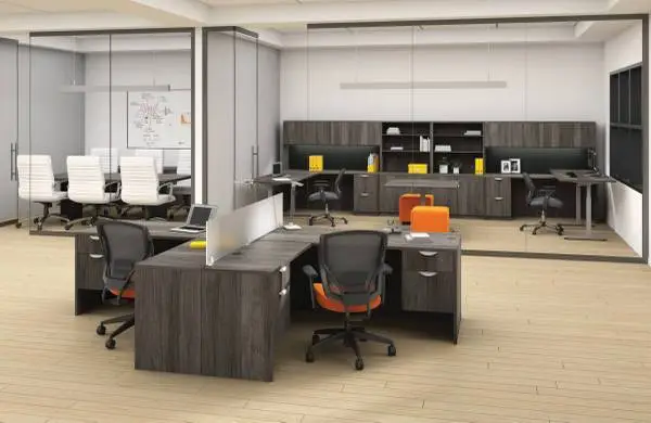 L shape Home, Office desk 30x66 with return in 5 finishes
