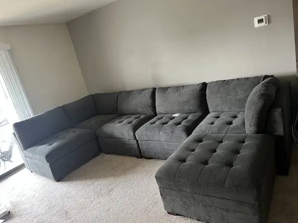 Thomasville Tisdale Modular Sectional 6-piece Dark Gray w/ Storage Ott