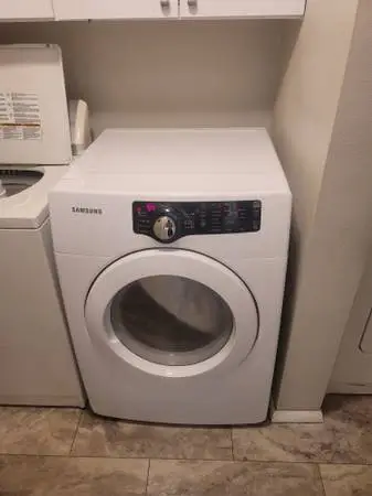 Samsung dryer cleaned/serviced