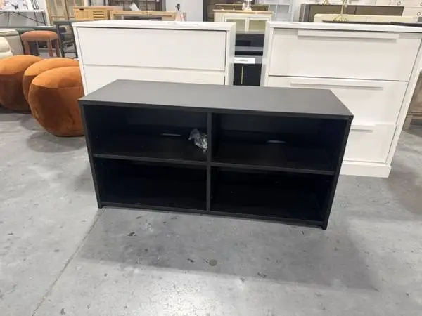 Dorm Storage Black 40 TV Stand For TVs Up To 43 Brand New