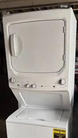 Stackable washer and dryer