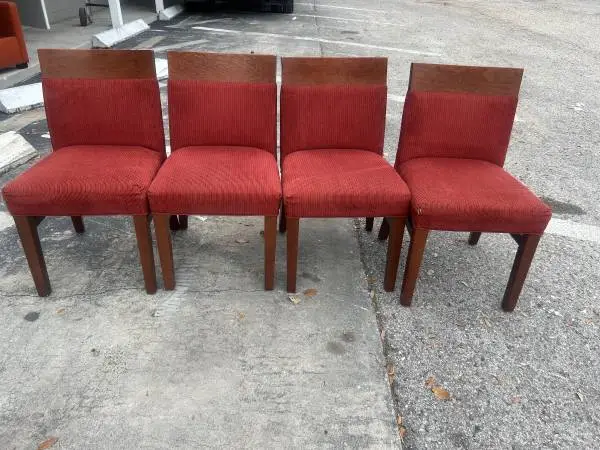 Burgundy Dinning Chairs