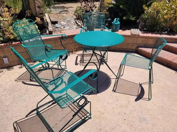 Wrought Iron Woodard Vintage Patio Furniture
