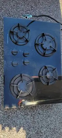 Black Kitchenaid Gas Cooktop