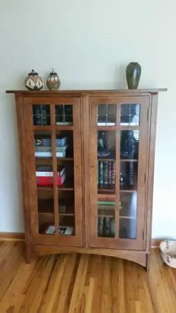 Stickley Double Door Mission Bookcase