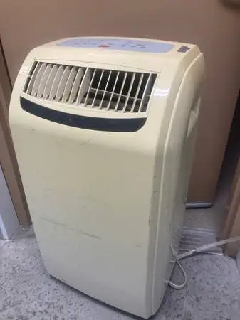 Air conditioner,10K Btu,3 spd,110v,therm,port,quiet.