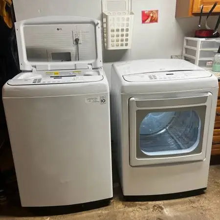 LG Large Capacity Washer & Electric Dryer Set - Excellent Condition