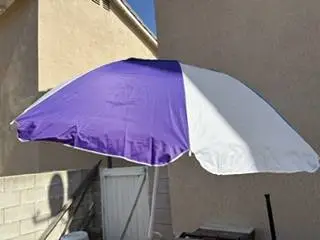 Beach umbrella, plus two beach chairs, only asking for $25.00 pickup o