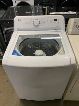 **LG WHITE TOP LOADING 4.3 CU FT SINGLE WASHER**ON SALE NOW**