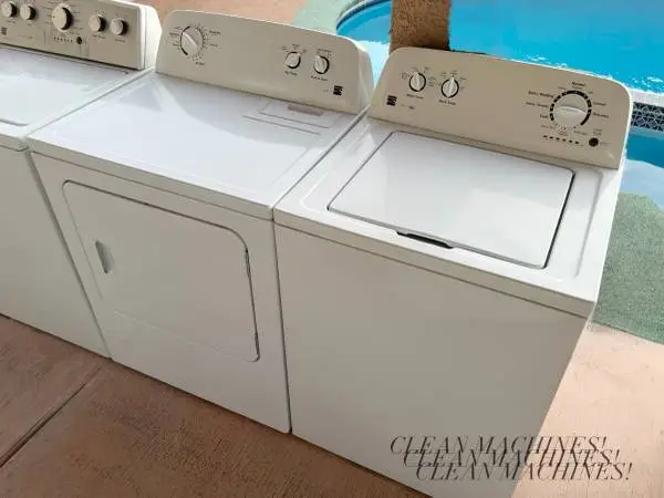 Kenmore 100 Washer and Gas Dryer CLEAN MACHINES!