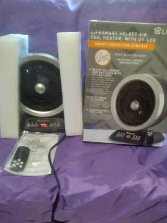 Life Smart 2N1 Cooling/Heating Oscillating Fan With Remote $80