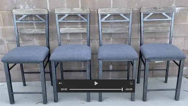 SET OF 4 “COASTER COUNTER-HEIGHT STOOLS FOR THE PRICE OF ONE!!