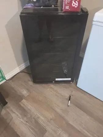 Mini fridge for sodas or wine bottles