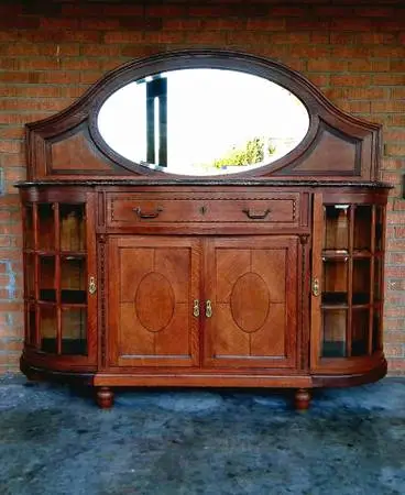 Art Deco Portois and Fix Viennese Buffet Sideboard Credenza
