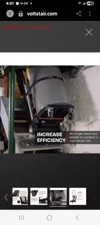 I can take appliances out of the basement or into the basement