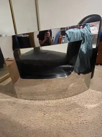 Chrome club chair designer rare delivery