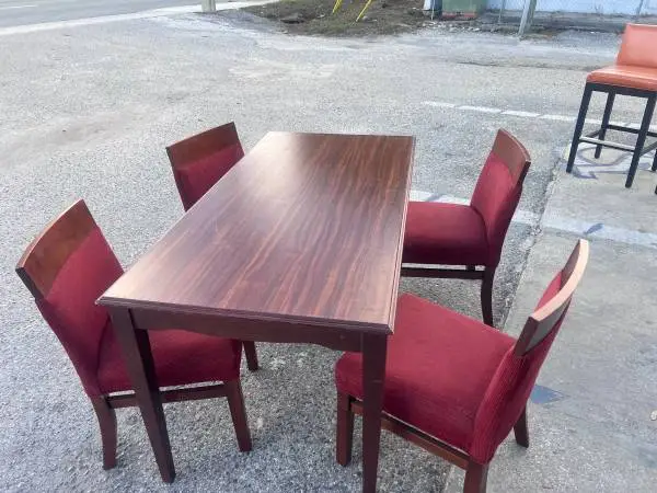 Dark Wood Table