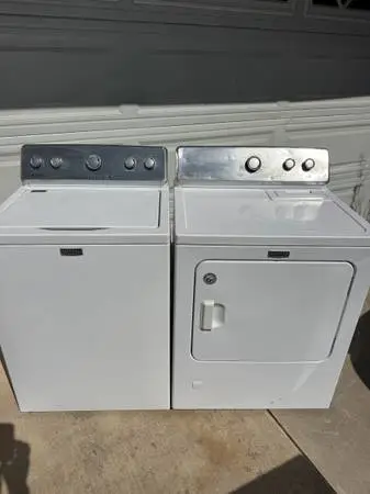 Maytag TOP LOAD Washer GAS Dryer Set with Agitator