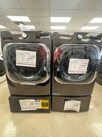 LARGE Capacity 🧺 LG Laundry Set • Pedestals INCLUDED • NEW • Financing