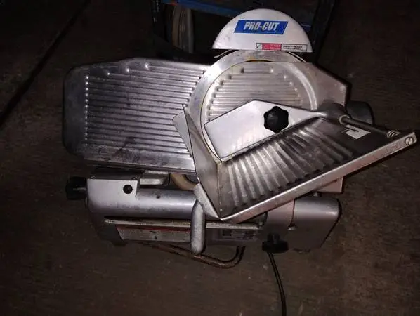Pro cut meat slicer 12-in blade new motor