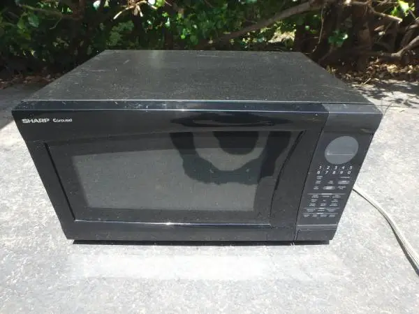 Microwave - Sharp, Black Bigger; Delivery Possible